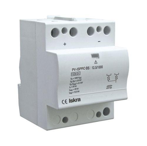 ISPRO-K BSR 75/440 (3+0), Modular Surge Protection Device (SPD), 3 Pole 75kA,440VAC, DIN Rail Mount, L/N-PE, L-PEN, L-N, N-PE High Energy MOV and GDT-Surge Protection Device-Iskra Doo-Fastron Electronics Store ISPRO-K BSR 75/440 (3+0), Modular Surge Protection Device (SPD), 3 Pole 75kA,440VAC, DIN Rail Mount, L/N-PE, L-PEN, L-N, N-PE High Energy MOV and GDT-Surge Protection Device-Iskra Doo-Fastron Electronics Store